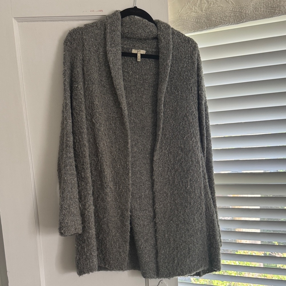 Joie Cozy Heather Gray Cardigan